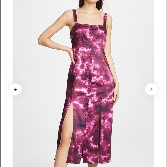 CINQ A’ Sept’ tie dye Alexa button down dress - Picture 15 of 15